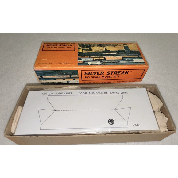 HO Scale Silver Streak 929-506 D&RGW Hart Gondola Railroad Train Car Kit NOS - Picture 2 of 7